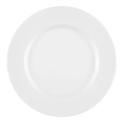 Zdjęcie Stylowy porcelanowy okrągły talerz śniadaniowy z Niemiec - Seltmann Weiden