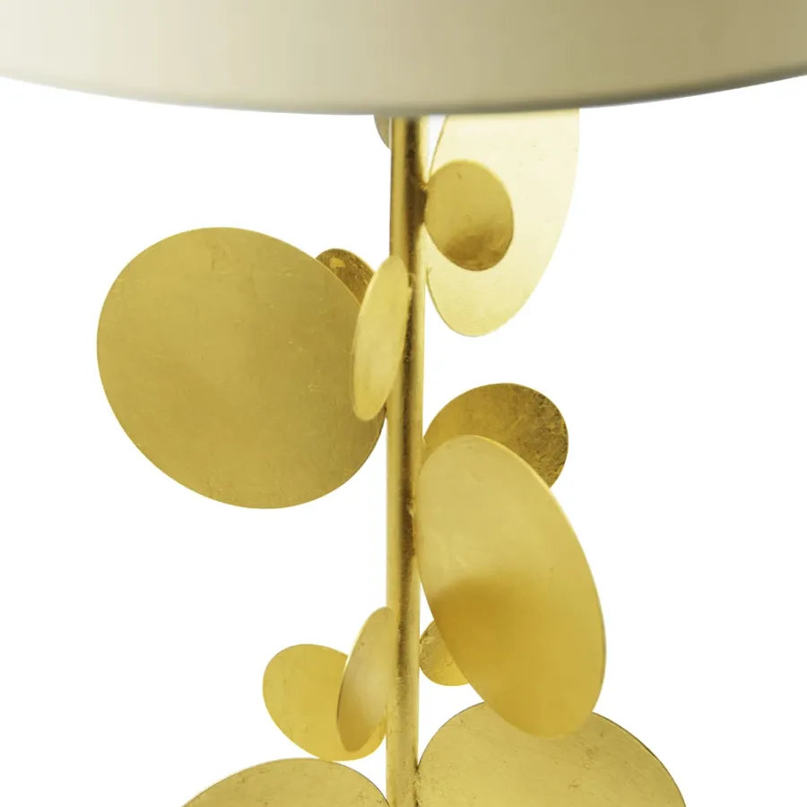 obrazek 3 Stylowa lampa stołowa wykonana ze spawanego metalu H.75xL.28xP.28 cm