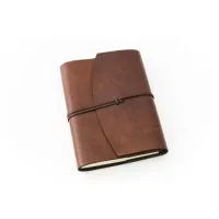 Picture Italian journal made of natural leather - Ikunico