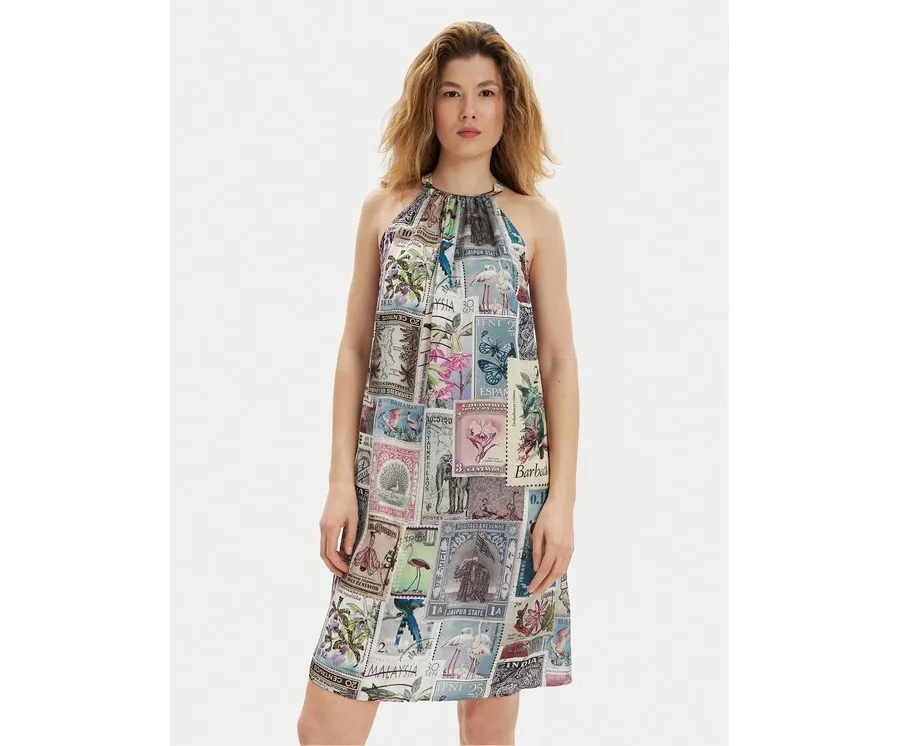 obrazek 1 Replay Sukienka letnia W9104 .000.74948 Kolorowy Regular Fit REPLAY