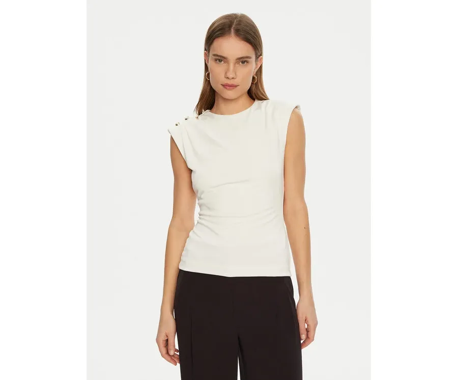 obrazek 1 Marciano Guess Bluzka 5RGP07 6263A Écru Regular Fit