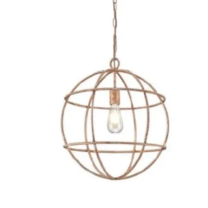 Zdjęcie Oryginalny okrągły żelazny żyrandol - Il Paralume Marina