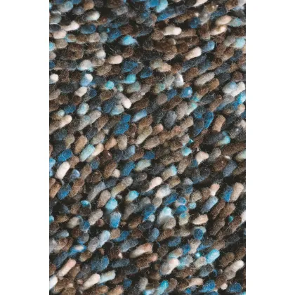 Picture Luxurious blue-brown shaggy carpet - ROCKS 70515