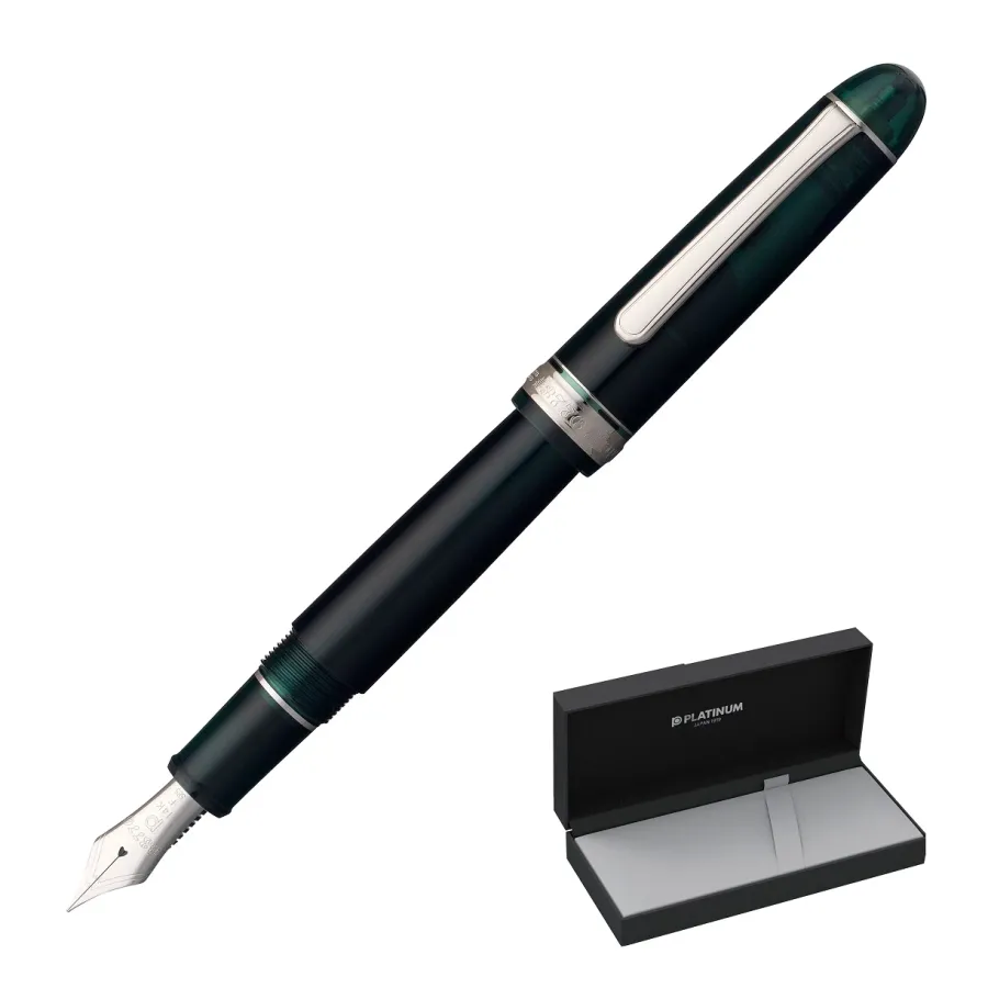 obrazek 4 Pióro wieczne Platinum 3776 Century Rhodium Laurel Green UEF
