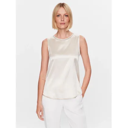 Zdjęcie Peserico Bluzka S08893D Écru Regular Fit