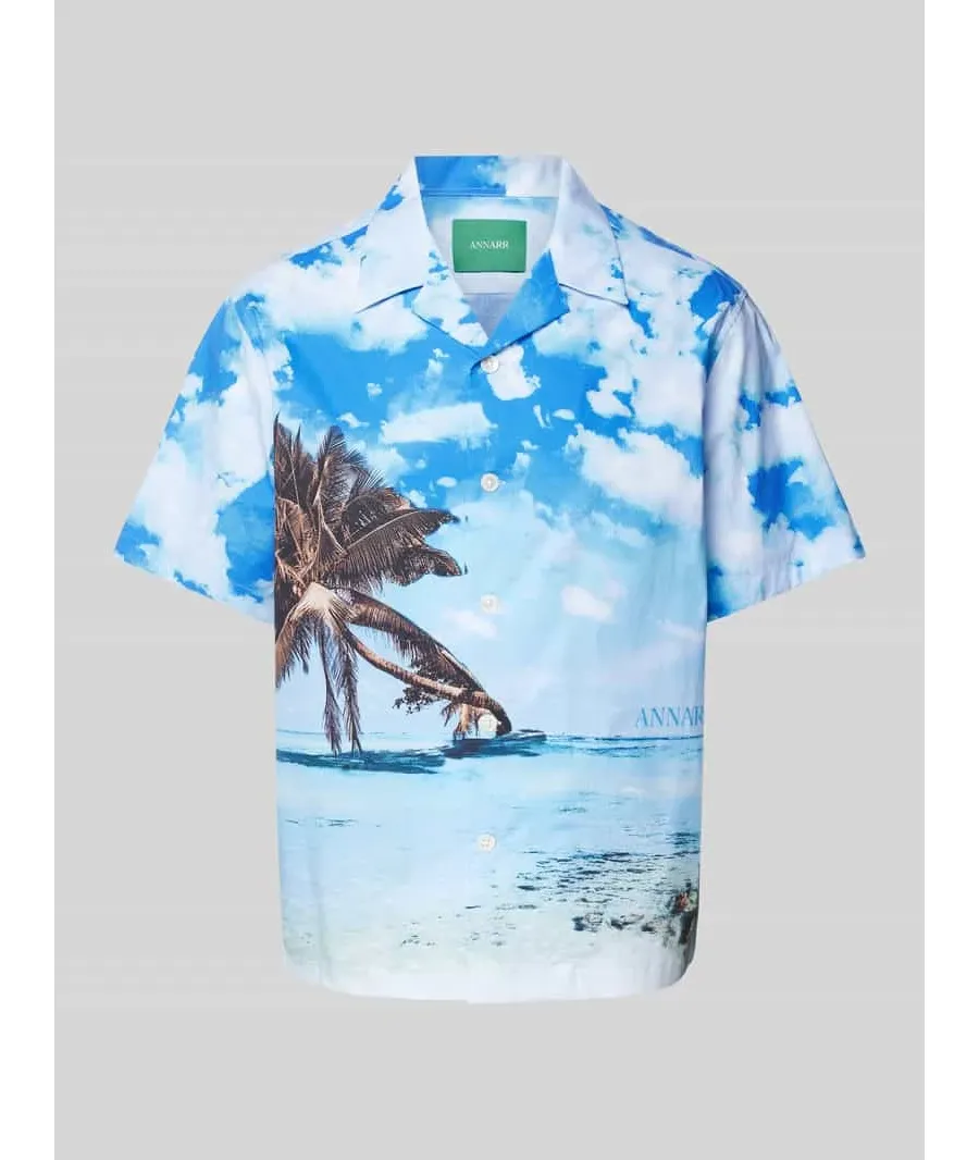 obrazek 1 Koszula casualowa o kroju relaxed fit z kołnierzem z połami model ‘ALFRED’