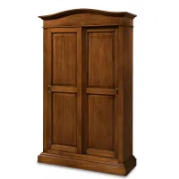 Picture Entrance wardrobe with 2 sliding doors with 1 shelf and 1 hanger - Zanini