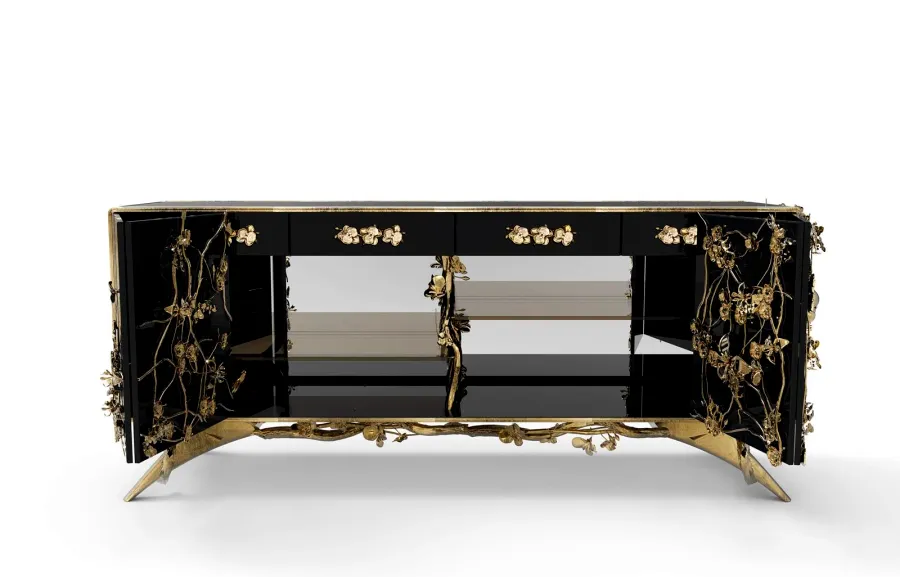 picture 4 Unusual chest of drawers for living room made of brass