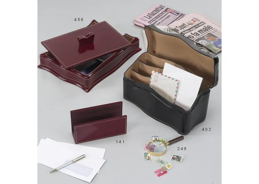 picture 1 Leather desk accessories