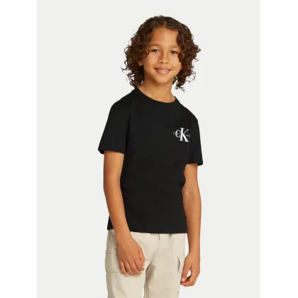 Zdjęcie Calvin Klein Jeans T-Shirt Monologo IU0IU00678 Czarny Regular Fit