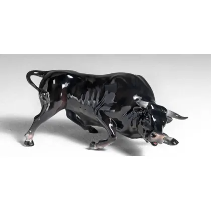Picture Decorative bull made of ceramics - Il Gattopardo
