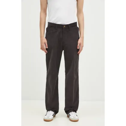 Zdjęcie Needles spodnie sztruksowe Straight Jean kolor fioletowy proste PU217