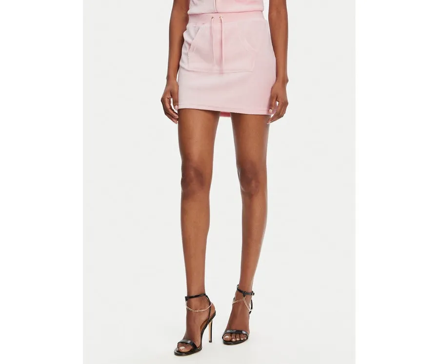 obrazek 1 Juicy Couture Spódnica dresowa Heritage JCGGS125022G Różowy Slim Fit