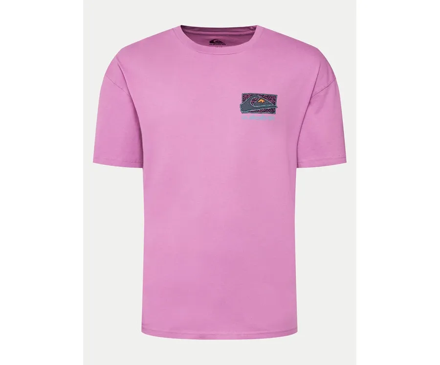 obrazek 1 Quiksilver T-Shirt Spin Cycle EQYZT07653 Różowy Regular Fit