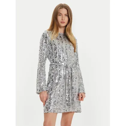 Zdjęcie Vero Moda Sukienka koktajlowa Efa 10321447 Srebrny Regular Fit