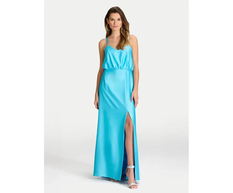 obrazek 1 Swing Sukienka wieczorowa 5AI20900 Niebieski Regular Fit