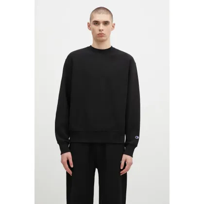 Zdjęcie Champion bluza Crewneck Sweatshirt męska kolor czarny gładka 220707