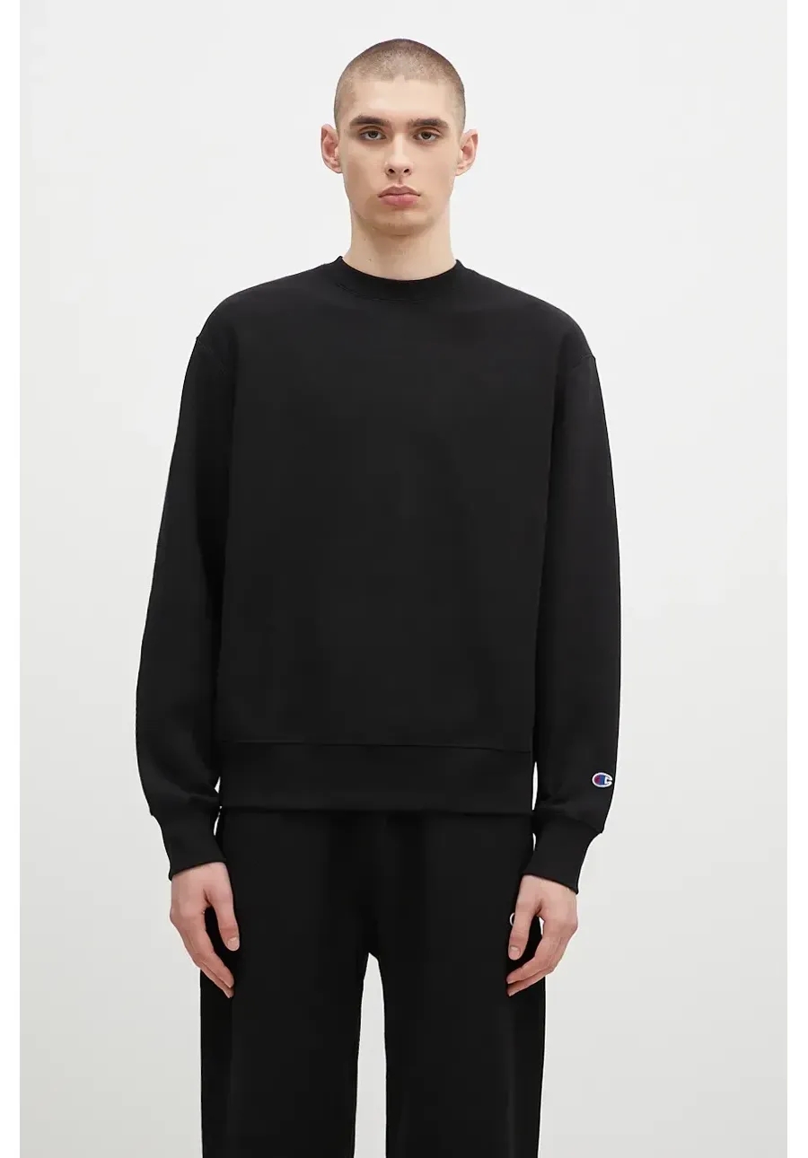 obrazek 1 Champion bluza Crewneck Sweatshirt męska kolor czarny gładka 220707