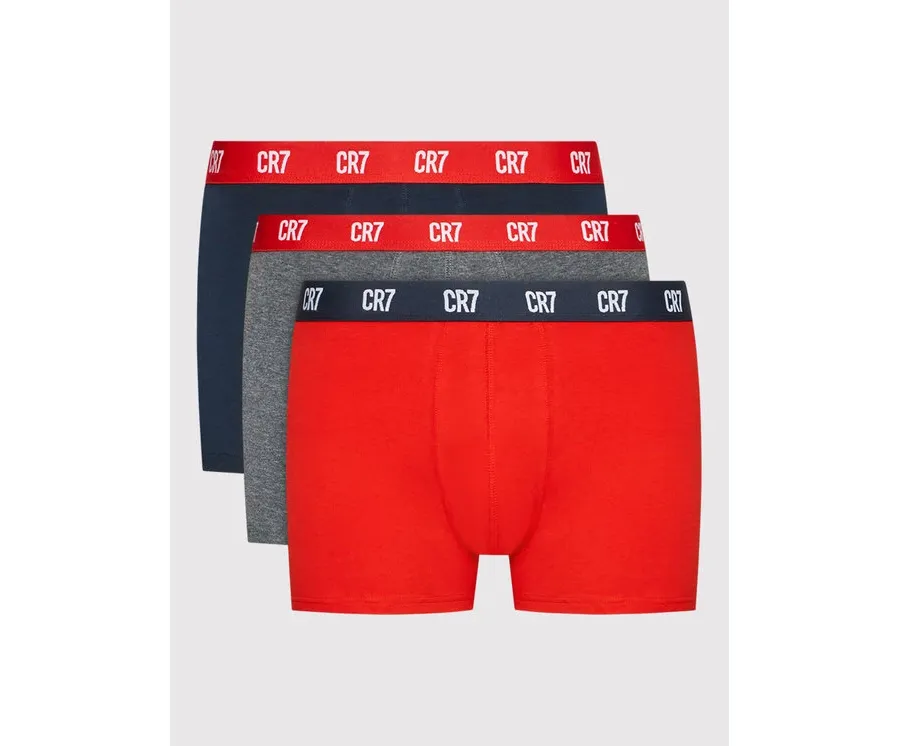 obrazek 1 Cristiano Ronaldo CR7 Komplet 3 par bokserek Basic 8100-49-2716 Kolorowy