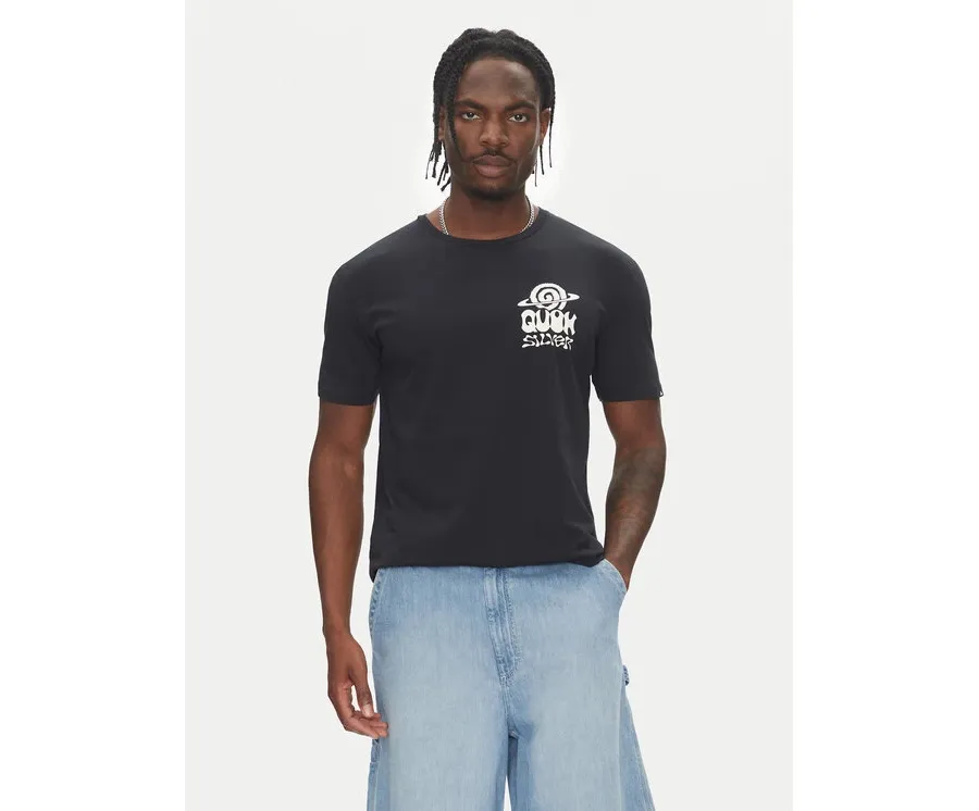 obrazek 1 Quiksilver T-Shirt Ev Cosmic Vibrations Ss EQYZT08053 Czarny Regular Fit