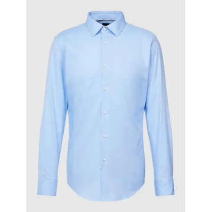 Zdjęcie Koszula biznesowa o kroju slim fit z jednolitą fakturą