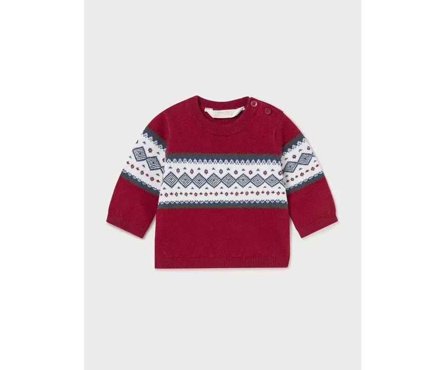 obrazek 1 Mayoral Sweter 2.305 Czerwony Regular Fit