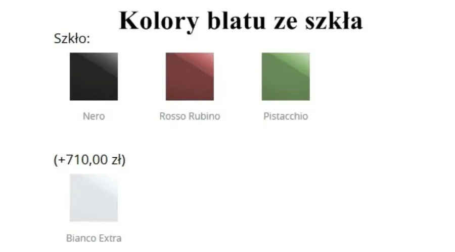 obrazek 5 Włoskie nowoczesne biurko ze szklanym blatem - Las