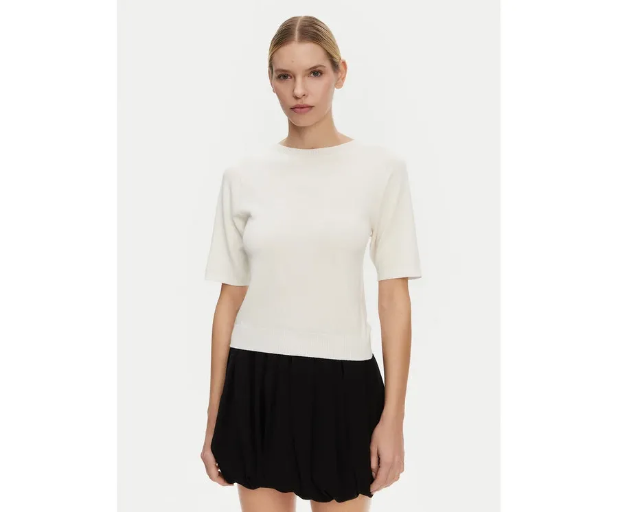 obrazek 1 Kontatto Sweter 3M0504C Écru Regular Fit