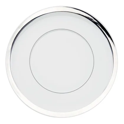 Zdjęcie Biało-platynowy talerz-półmisek Domo Platinium z platynowym motywem dekoracyjnym - Vista Alegre