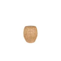 Picture Round table - stool made of rattan