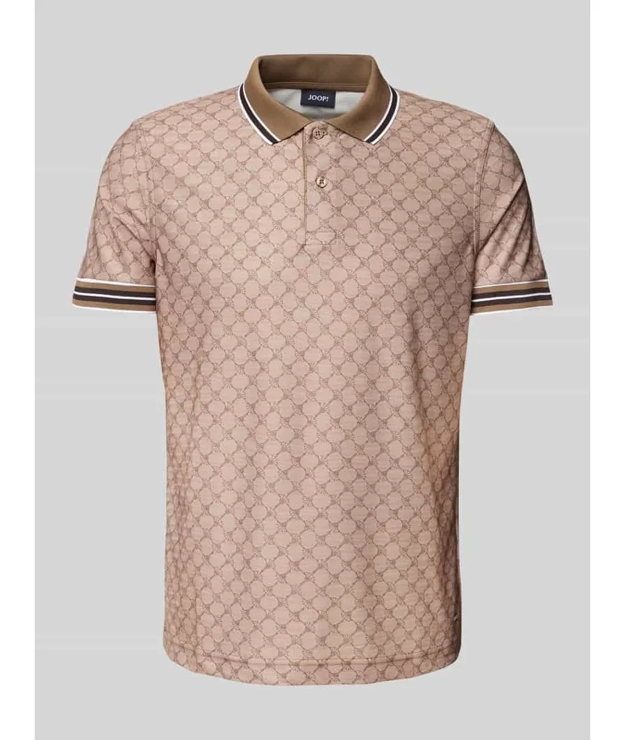 obrazek 1 Koszulka polo z prążkowanymi wykończeniami model ‘Talon’
