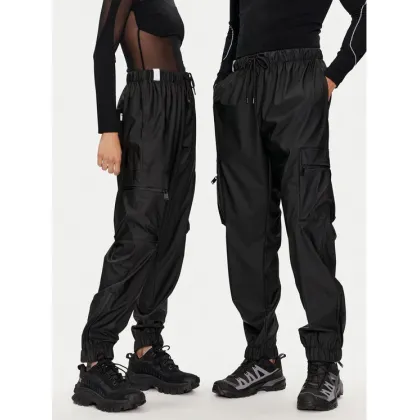 Zdjęcie Rains Spodnie przeciwdeszczowe Cargo Rain Pants Regular W3 18850 Czarny Regular Fit