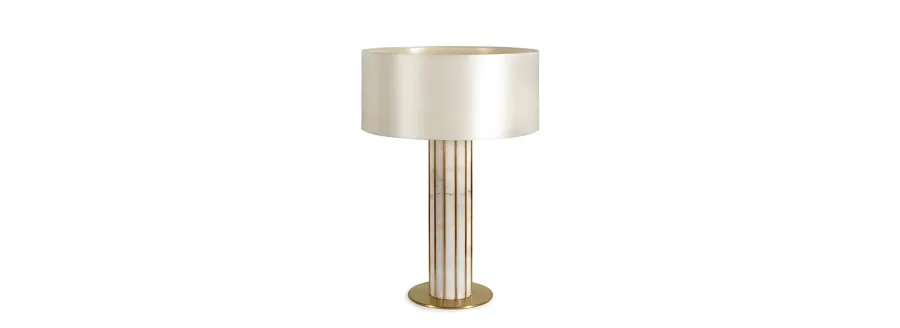 obrazek 1 Designerska i piękna lampa stołowa inspirowana architekturą modernistyczną - Insidherland