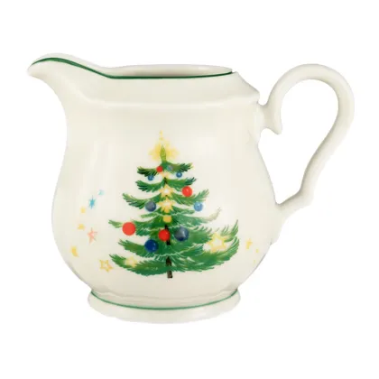 Picture Stylish porcelain milk jug decorated with a Christmas tree - Seltmann Weiden