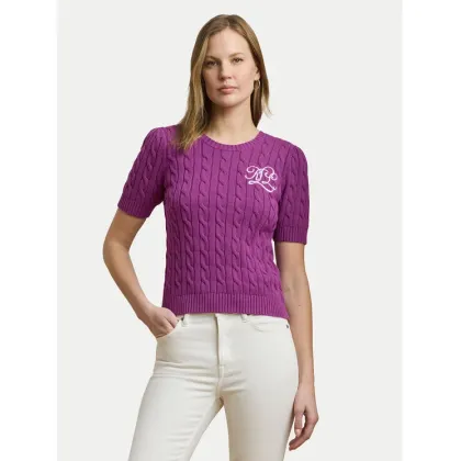 Zdjęcie LAUREN RALPH LAUREN Sweter 200976989002 Fioletowy Slim Fit