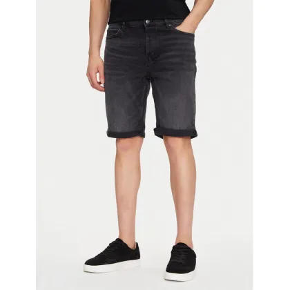 Zdjęcie HUGO Szorty jeansowe 50539932 Czarny Slim Fit