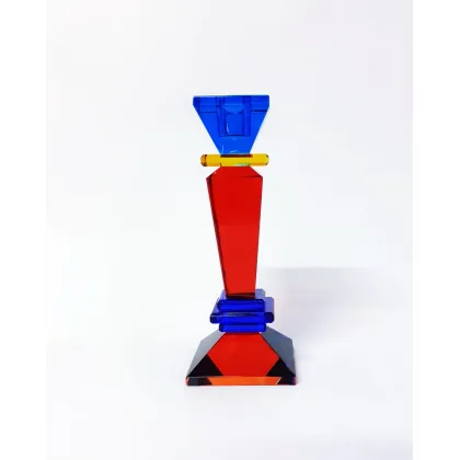 Zdjęcie Stylowy świecznik wykonany we Włoszech (18,5 cm)
