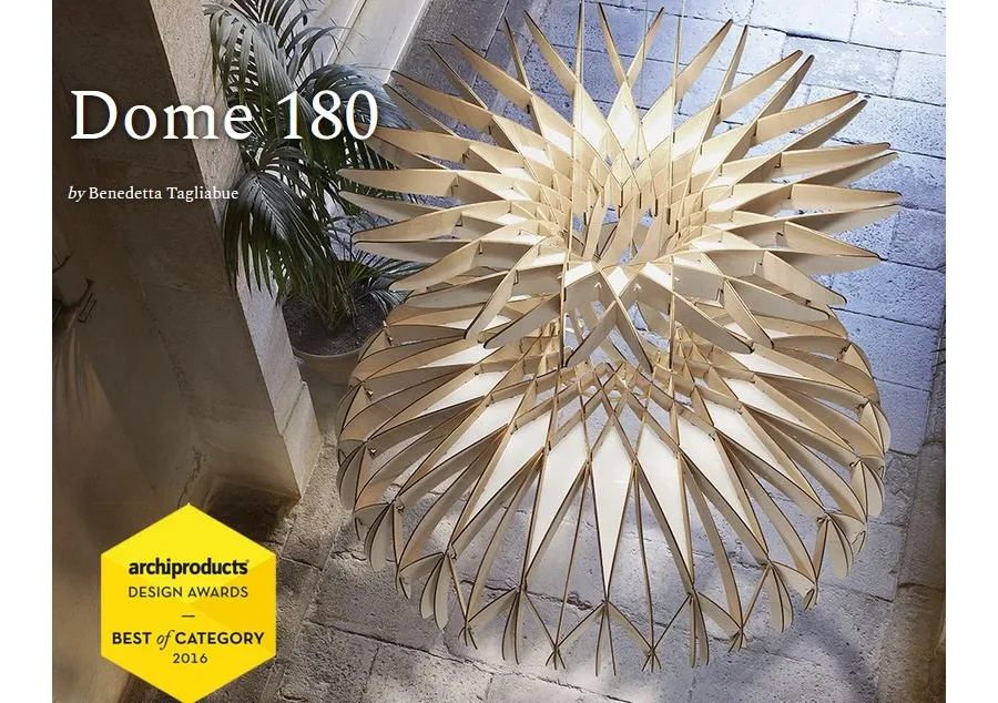 obrazek 2 Niezwykłe oświetlenie do domu - lampa wisząca z kolekcji Dome - ⌀ 180 cm