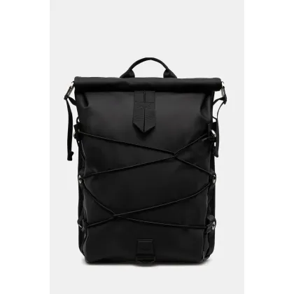 Zdjęcie Rains plecak Trail Cord Rolltop Backpack W3 kolor czarny duży gładki 14480