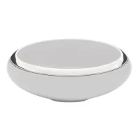 Picture Classic Domo Platinium porcelain salad bowl with platinum detail - Vista Alegre