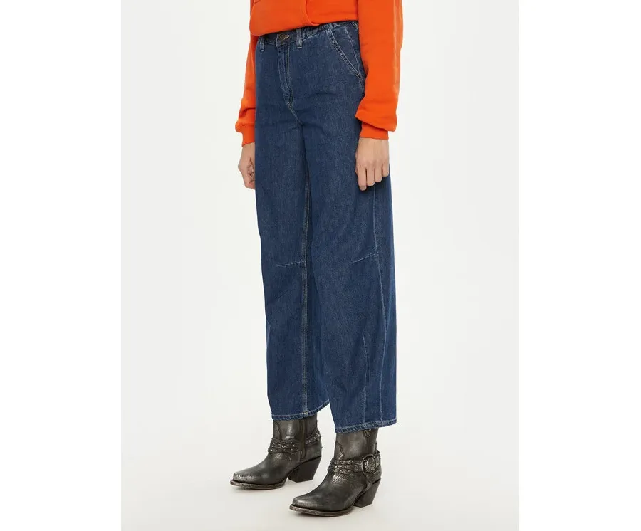 obrazek 1 American Vintage Jeansy Globay GLO11AH24 Granatowy Straight Fit