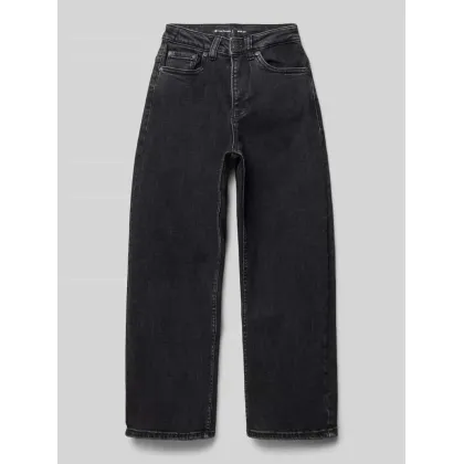 Zdjęcie Jeansy z szerokimi nogawkami i 5 kieszeniami