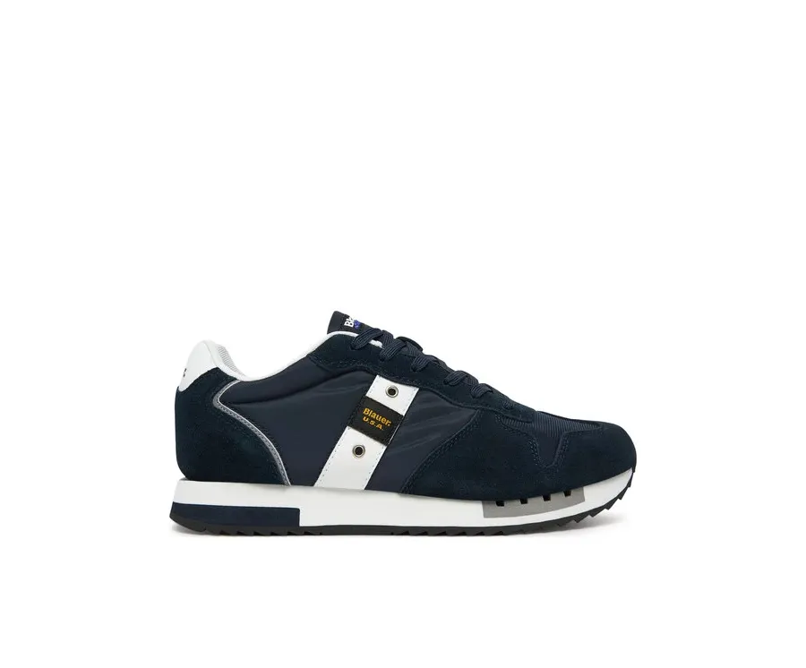 obrazek 1 Blauer Sneakersy S5QUEENS01/MES-NVY/WHI Granatowy