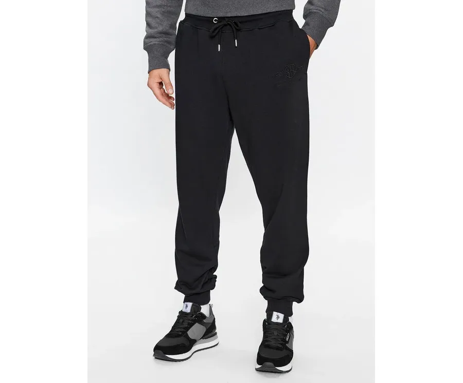 obrazek 1 Gant Spodnie dresowe Reg Tonal Shield Pants 2039023 Czarny Regular Fit