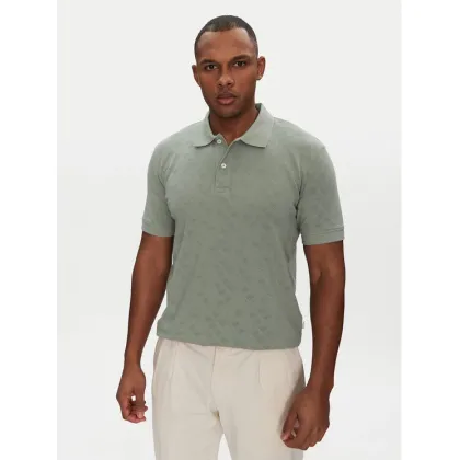 Zdjęcie Selected Homme Polo Paul 16096767 Zielony Regular Fit