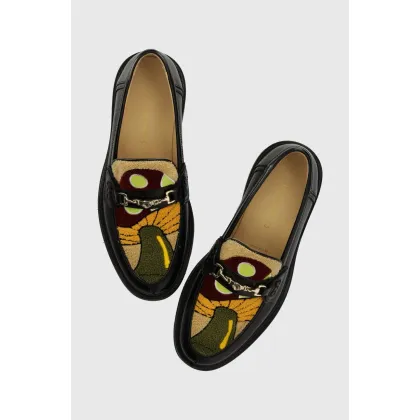 Zdjęcie Filling Pieces mokasyny skórzane Loafer Polido męskie kolor czarny 44233192082