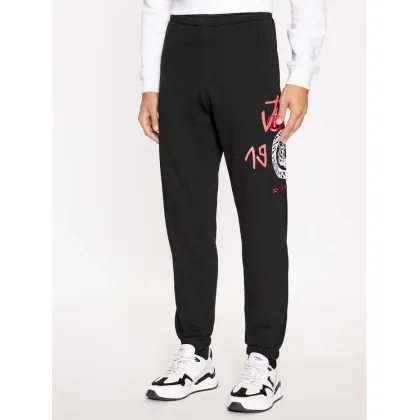 Zdjęcie Just Cavalli Spodnie dresowe 75OAAI01 Czarny Regular Fit