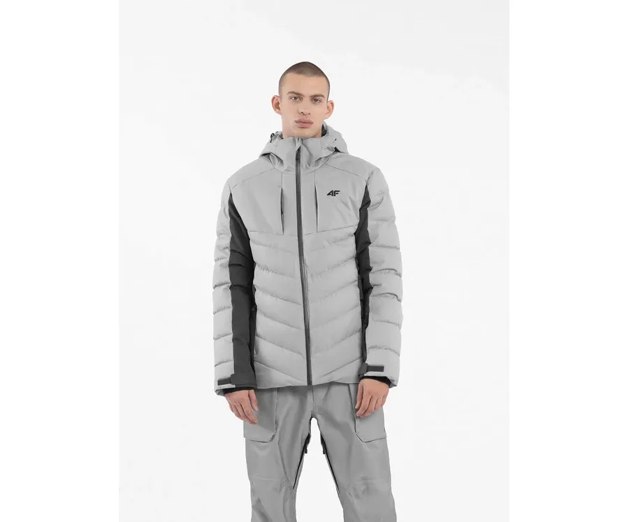 obrazek 1 4F Kurtka narciarska 4FAW23TDJAM278 Szary Regular Fit