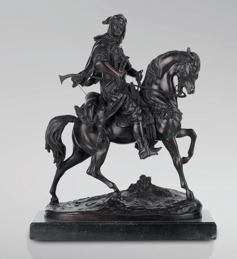obrazek 1 Rzeźba z brązu przedstawiająca arabskiego jeźdźca - Fonderia Artistica Ruocco