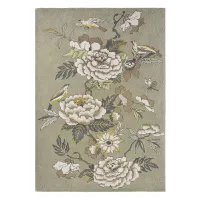 Zdjęcie Stylowy beżowy dywan w kwiaty - PAEONIA NEUTRAL 37904